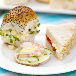 Selection of summer sandwiches
