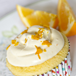 Semi-Homemade Orange Buttercream Cupcakes