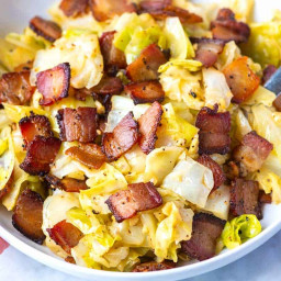 Seriously Good Bacon Fried Cabbage