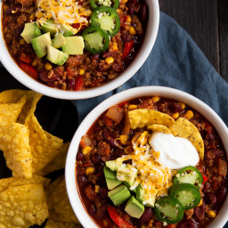 Seriously, The Best Healthy Turkey Chili