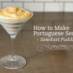 Serradura ~ Portuguese Sawdust Pudding