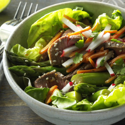 Sesame Beef and Asparagus Salad Recipe