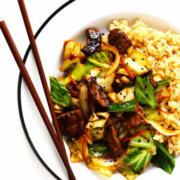 Sesame Beef and Cabbage Stir-Fry