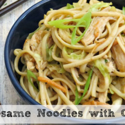 Sesame Noodles with Chicken | Delicious Warm or Cold!