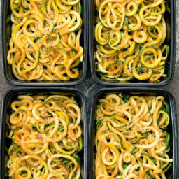 Sesame Zucchini Noodles Meal Prep