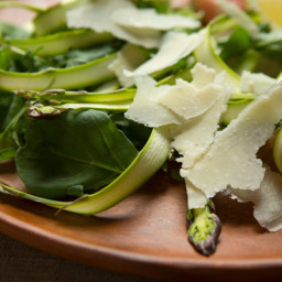 Shaved Asparagus With Arugula and Parmesan