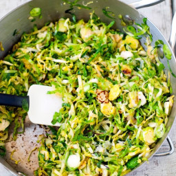 Shaved Brussels Sprout Saute