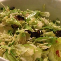 Shaved Brussels Sprouts Salad