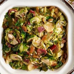 Shaved Brussels Sprouts with Country Ham