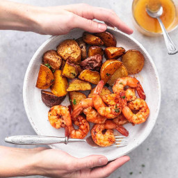 Sheet Pan Cajun Shrimp and Potatoes