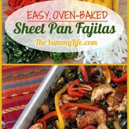 Sheet Pan Chicken Fajitas