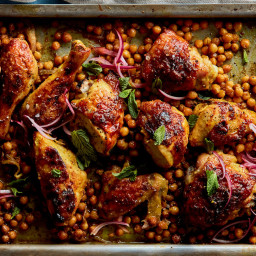 Sheet-Pan Chicken With Chickpeas, Cumin and Turmeric