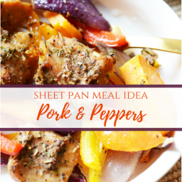 Sheet Pan Pork and Peppers