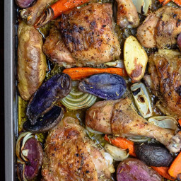 Sheet-Pan Rosemary Chicken and Vegetables