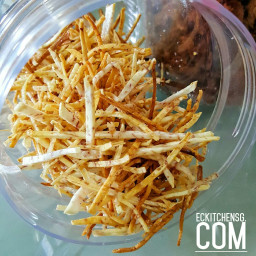 Shoestring Yam Fries (Air Fried)
