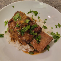 Short Ribs Braised in Ginger, Curry, Coconut