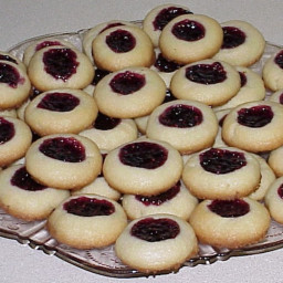 Shortbread Cookies With Jam or Jelly Centers
