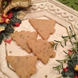 Shortbread Cookies with Rosemary