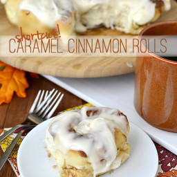Shortcut Caramel Cinnamon Rolls