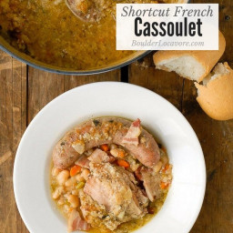 Shortcut French Cassoulet is an easy hearty country stew 