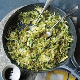 Shredded Brussels Sprouts With Lemon and Poppy Seeds