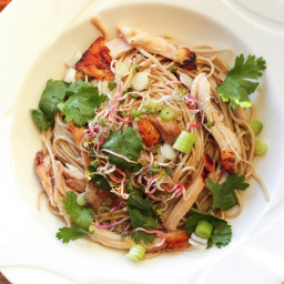 Shredded Chicken With Soba and Miso-Butter Sauce Recipe