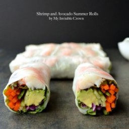 Shrimp and Avocado Summer Rolls