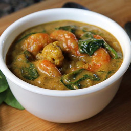 Shrimp and Cauliflower Curry