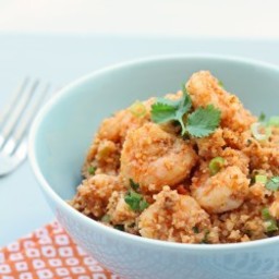 Shrimp and Chorizo Dirty “Rice” (Low Carb and Gluten Free)