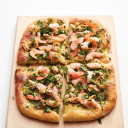 Shrimp and Clam Pizza