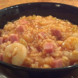 Shrimp and Ham Jambalaya