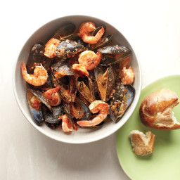 Shrimp and Mussels with Sofrito