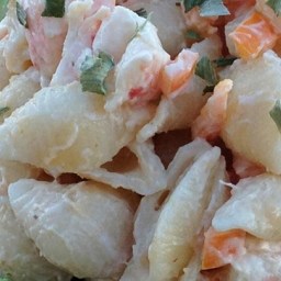 Shrimp and Pasta Shells Salad