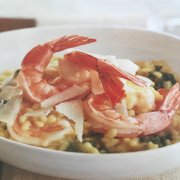 Shrimp & Arugula Risotto