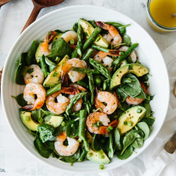 Shrimp, Asparagus and Avocado Salad