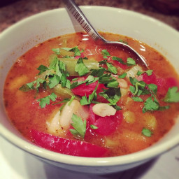 Shrimp & Cannellini Tomato Stew