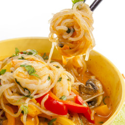 Shrimp Curry Shirataki Noodles Recipe