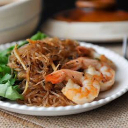 Shrimp Noodle Clay Pot | Goong Ob Woonsen | กุ้งอบวุ้นเส้น