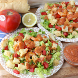Shrimp Po' Boy Salad