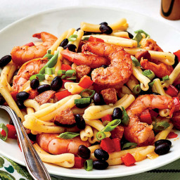 Shrimp, Sausage, and Black Bean Pasta Recipe