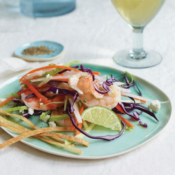 Shrimp Slaw with Cilantro-Lime Vinaigrette