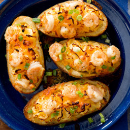 Shrimp-Stuffed Twice-Baked Potatoes