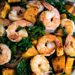 Shrimp, Sweet Potato And Kale Bowl Recipe