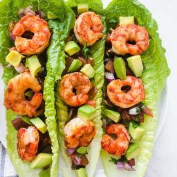 Shrimp Taco Lettuce Wraps (Healthy and Super Easy to Make!)