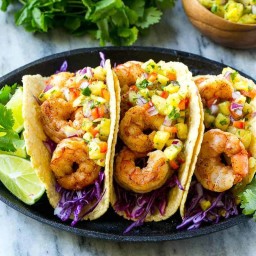 Shrimp Tacos with Pineapple Salsa Recipe