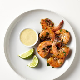 Shrimp with Mustard-Lime Dipping Sauce