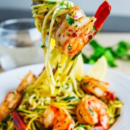 Shrimp Scampi with Zucchini Noodles