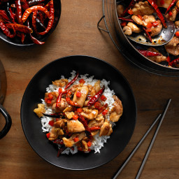 Sichuan Chicken With Chiles