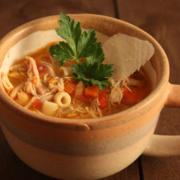 Sicilian Chicken Noodle Soup