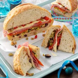 Sicilian Overstuffed Sandwich Wedges Recipe